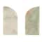 Hello Honey® 6" Green Half Arch Marble Bookend Set